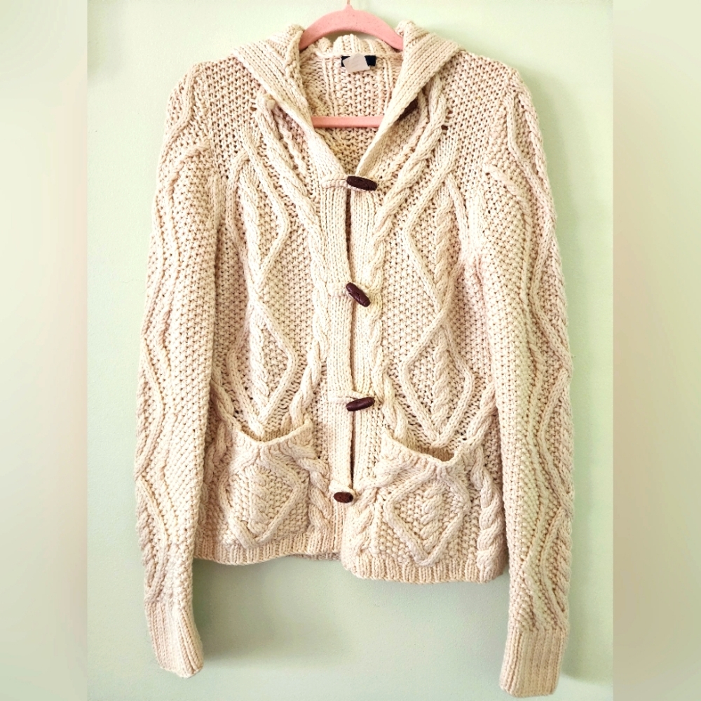 J.Crew Irish knit sweater